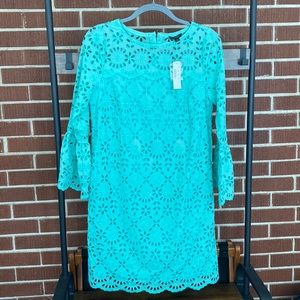 J.Crew Eyelet Bell-sleeve Dress NWT